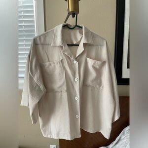 Drop shoulder Summer Blouse for Women